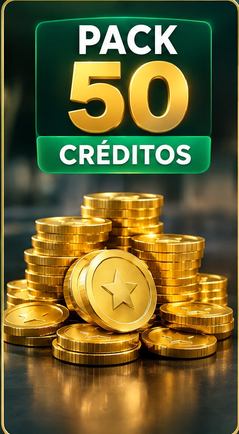 Pack 50 créditos